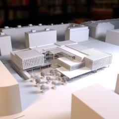 3D vizualizace studentského centra